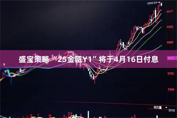 盛宝策略 “25金瓯Y1”将于4月16日付息